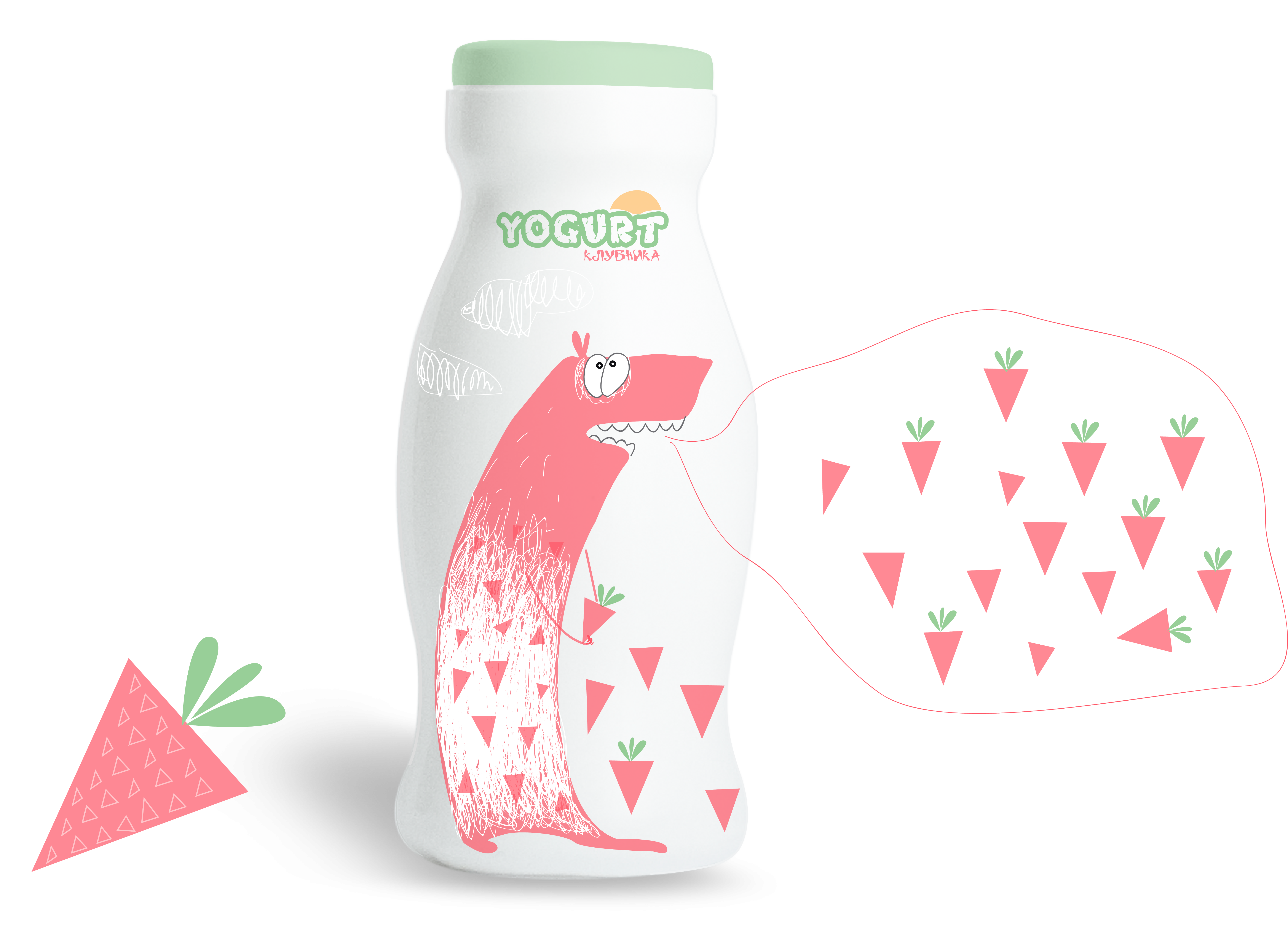 Разработка упаковки йогурта